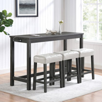 4 Piece Set Bar Counter Height Dining Sets You ll Love Wayfair